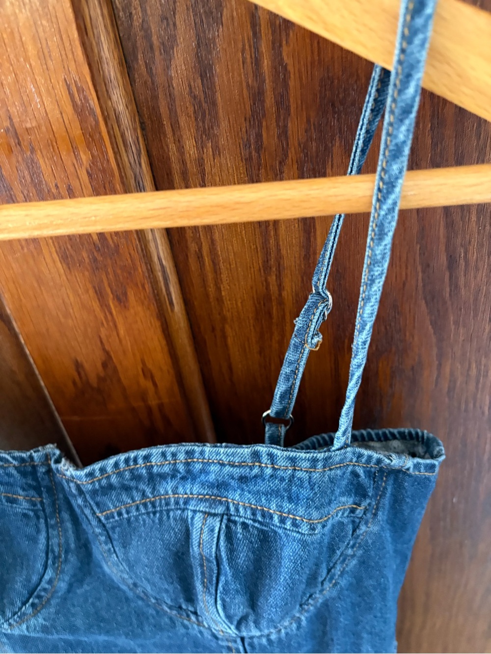 Commense Sweetheart Collar Denim Long Dress Sz Small EUC - Picture 7 of 12